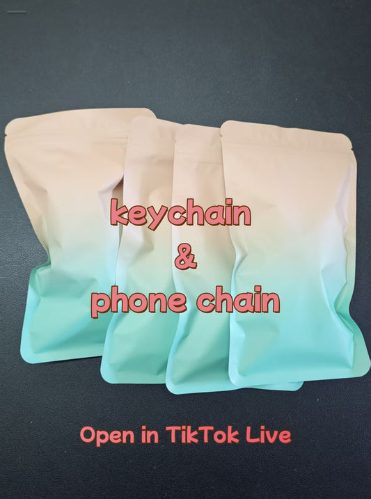 Mystery Keychain & Phone Charm Surprise Bag - TikTok Live Opening